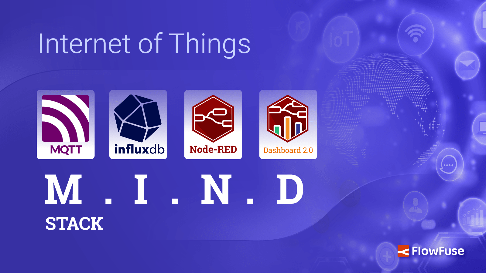 Image representing The MIND stack with Node-RED and FlowFuse Dashboard 2.0